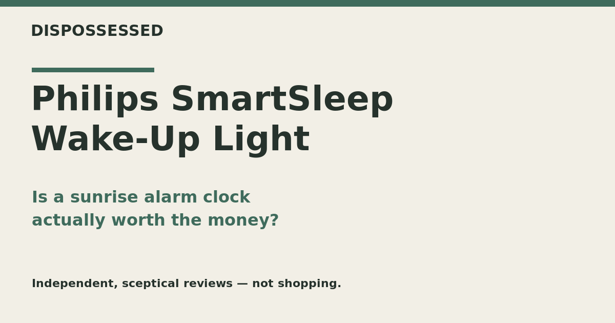 Philips SmartSleep Wake-Up Light review: is a sunrise alarm worth it?